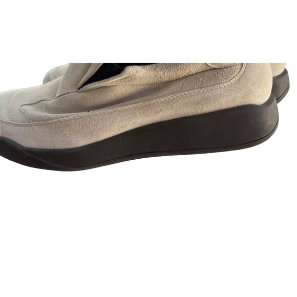 Gucci Beige Brown Suede Horsebit Slip Ons Men's Sz 8 US Shoes Made in Italy - Picture 11 of 15